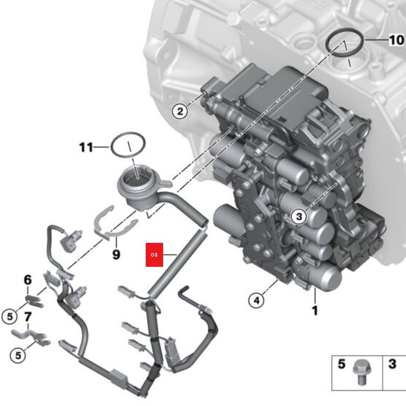 Harga terjangkau digunakan kabel kabel untuk BMW MINI GA6F21AW TF-72SC Dari gearbox pemisahan